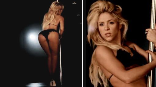Голое тело певицы Shakira эротика